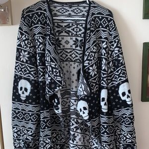 Torrid Disney villains skull open from cardigan size 4